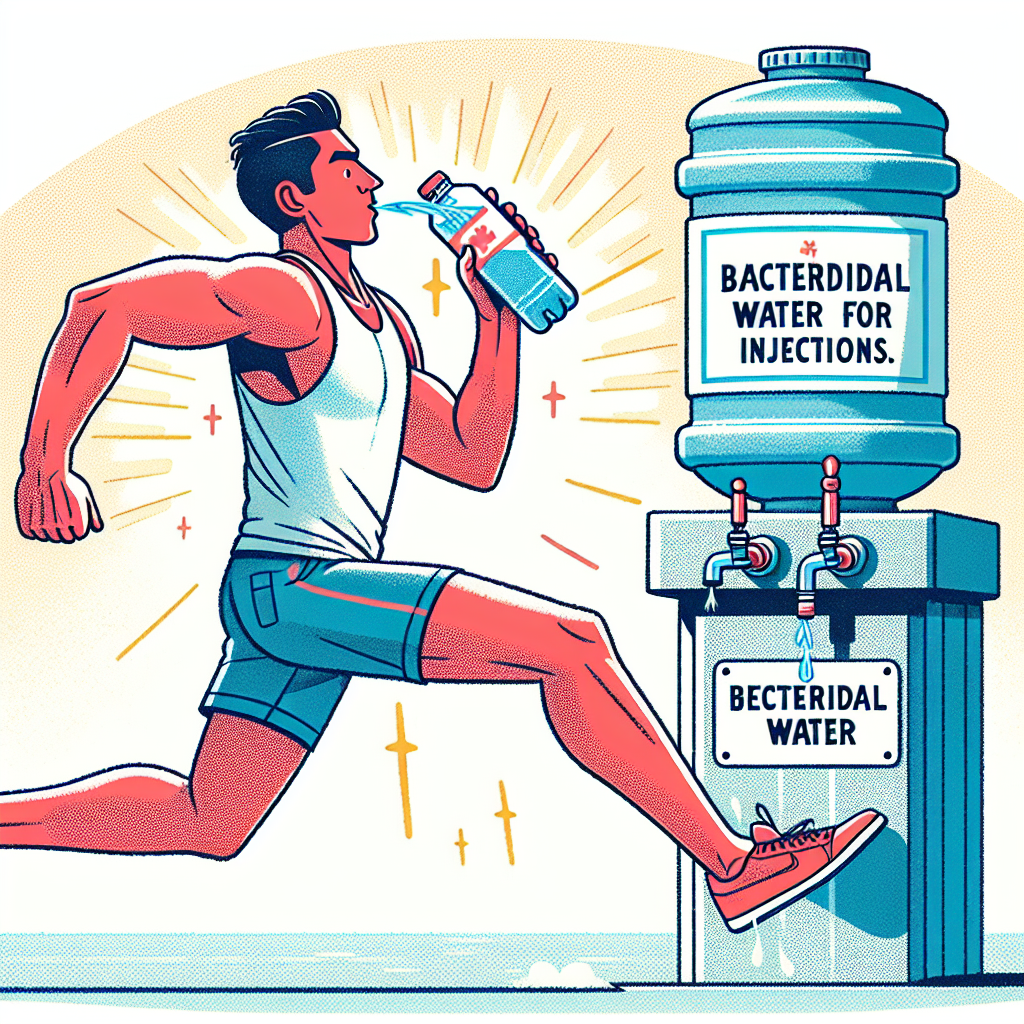Gli effetti positivi dell'acqua battericida per iniezioni sulla performance sportiva