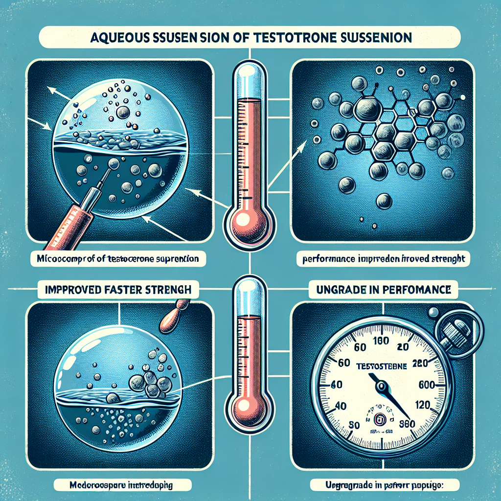 Sospensione acquosa di testosterone: meccanismo d'azione e impatto sulle performance
